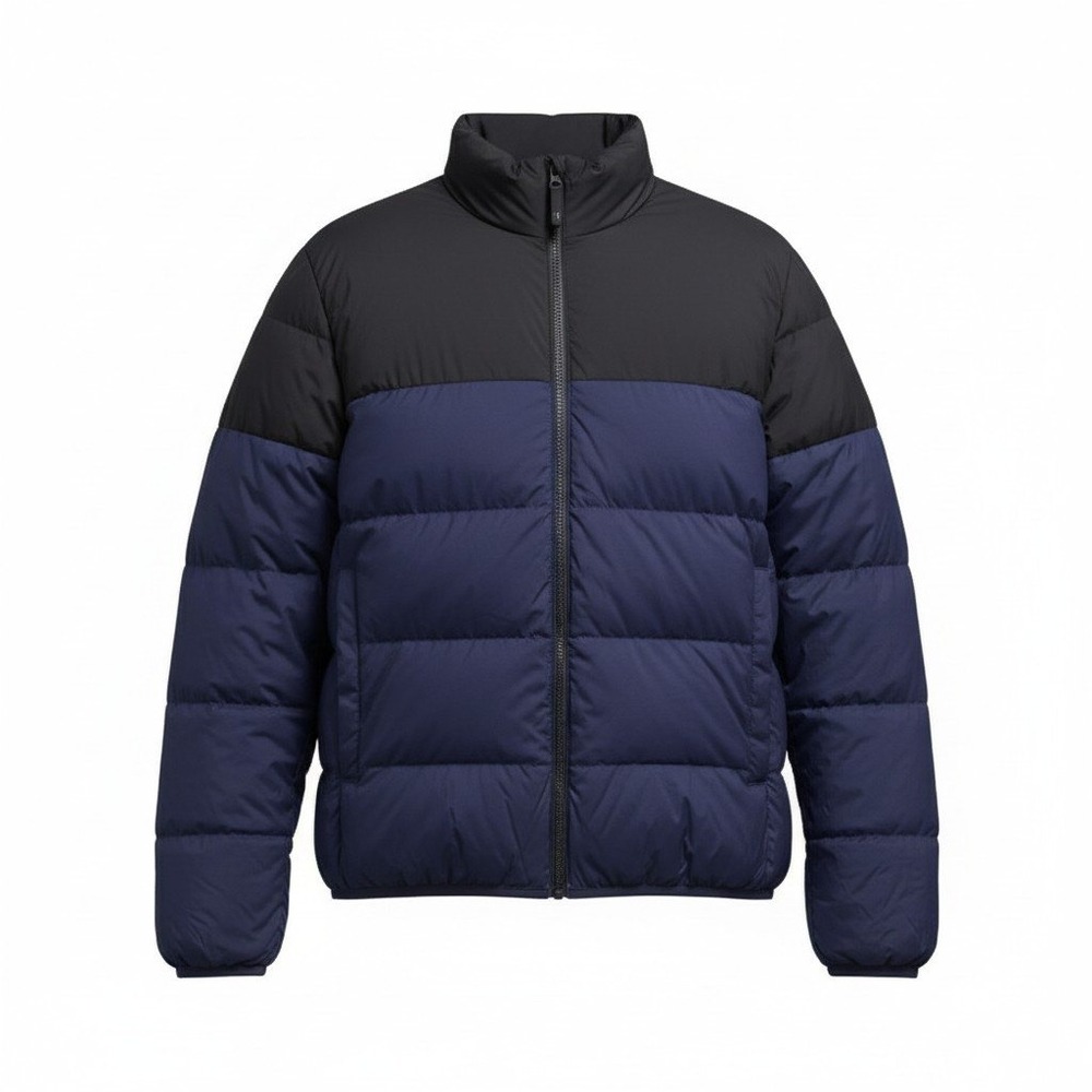 Uniqlo Ultra Light Down Puffer Jacket Mens S Blue Black Gorpcore Winterwear